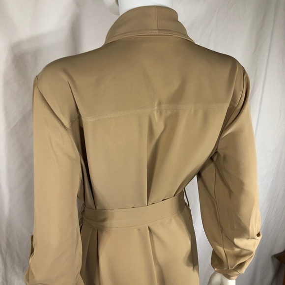 Alfani Roll-Up Sleeve Trench Jacket - Picture 5 of 8